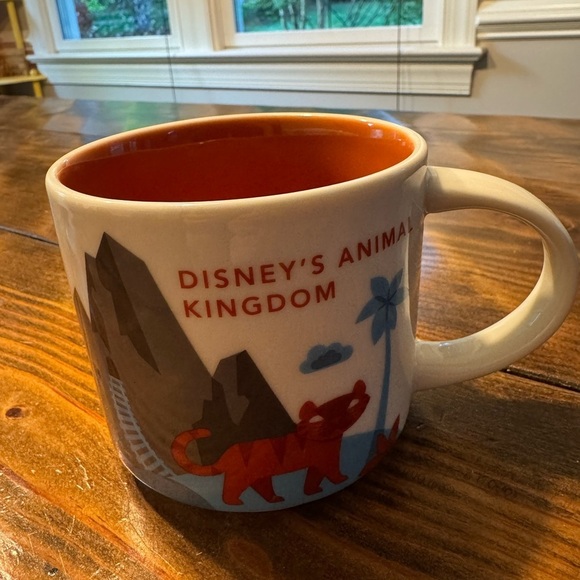 Starbucks You Are Here Disney Parks Collections Disney's Animal Kingdom Mug 14oz - Picture 1 of 7